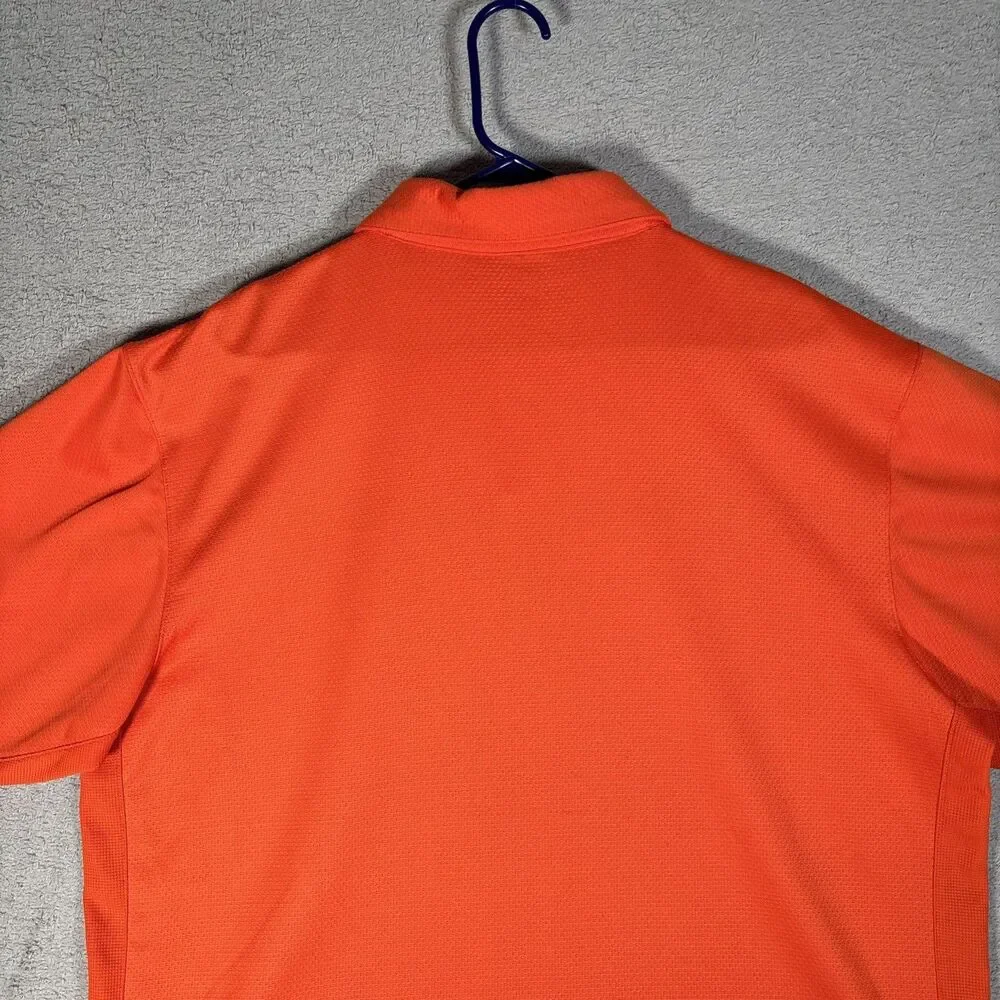 Florida Gators Nike Team Polo‎ Men’s Size XL Orange Center Logo Sphere Dry UF